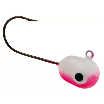 Erie Dearie Fishing Lures Floating Jigs Small Pink White 5-pk