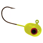 Erie Dearie Fishing Lures Floating Jigs Small Yellow Chartreuse 5-pk