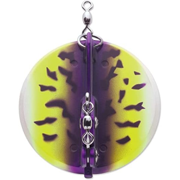 Luhr Jensen Dipsy Diver Size 1 Purple Fire UV/Chrome Bottom
