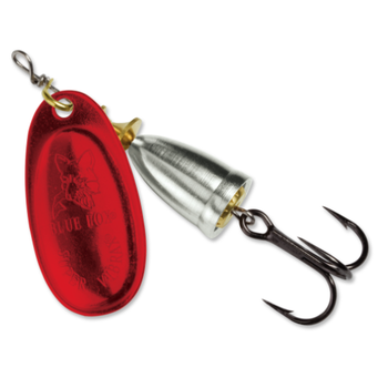 Blue Fox Classic Vibrax 1/8oz Bleeding Silver Spinner