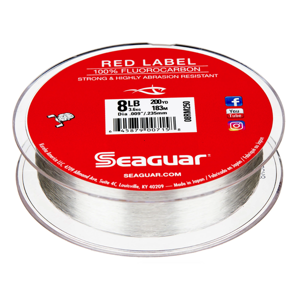 Seaguar Red Label Fluorocarbon 6lb 200yds