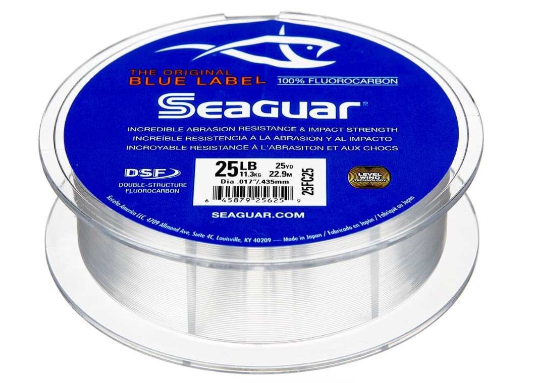 Seaguar 12FC25 Blue Label Fluorocarbon Leader Material 12lb 25yd