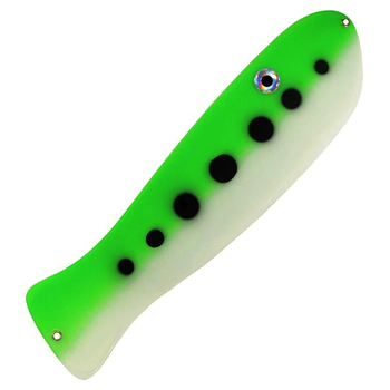 O'ki Tackle King Fisher II Flasher. Glow Green Frog