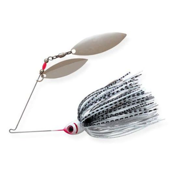 Booyah Double Willow 3/8oz Pearl White Silver Shad