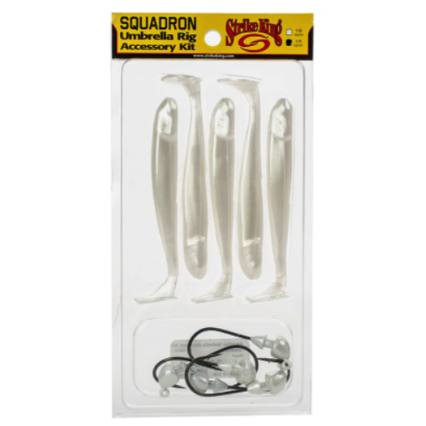 Strike King Squadron Umbrella Rig Kit. Pearl 1/4oz