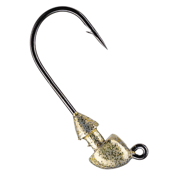 Strike King Squadron Swimbait Head 1/4oz Golden Shiner 3-pk