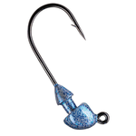 Strike King Squadron Swimbait Head 1/8oz Blue Glimmer Blue Flake 3-pk