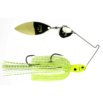 Strike King Premier Plus 3/8oz Tandem Super Chartreuse Spinnerbait