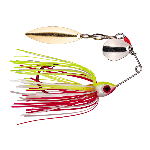 Strike King Mini King 1/8oz SpinnerBait Bleeding Chartreuse White