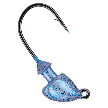 Strike King Squadron Baby Swimbait Head Blue Glimmer 5/16oz 3-pk