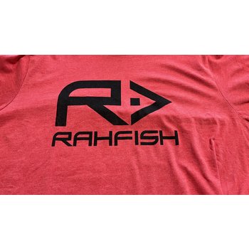 RahFish Big R Tee Heather Red w/Black