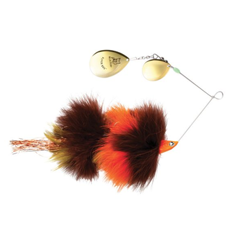 Blue Fox SuperBou Spinnerbait Brown Orange 2oz