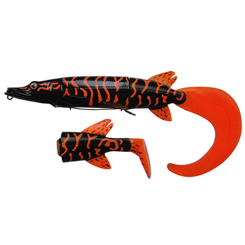 Savage Gear Hybrid Pike 6-3/4" Black Orange 1-1/2oz