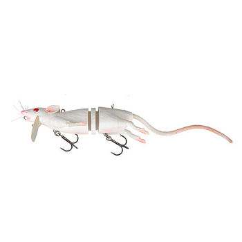 Savage Gear 3D Rad Rat 6-1/2" White