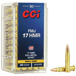 CCI Ammo 17 HMR 20gr Full Metal Jacket 50 Rounds