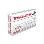 Winchester USA Ammo, 223 Rem 55gr Full Metal Jacket 20rds
