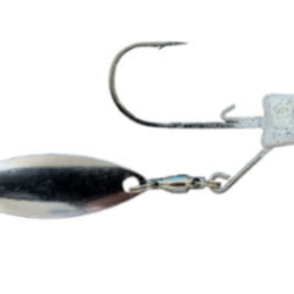 Great Lakes Finesse Sneaky Spin White Shad 3/16oz 1/0 1-pk