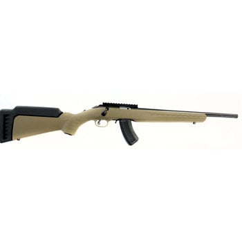 Ruger 8371 American Rimfire Rifle 17 HMR, 16.1" Threaded BBL, FDE Ranch, Pic Rail, 15-Rnd