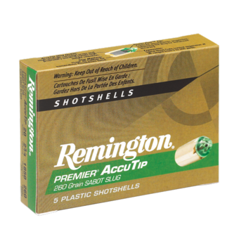 Remington Remington Premier AccuTip Slug Ammo 12ga 3in 385gr 5 Rounds