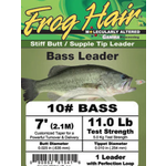 Gamma Frog Hair Bass Tapered Leader 1X 7' 13.2 lb