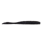 PowerBait MaxScent Flat Worm 4.25" Black 8-pk