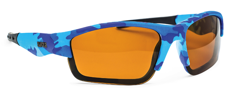 Rapala Boys Polarized Fishing Glasses. Blue Camo - Gagnon Sporting Goods