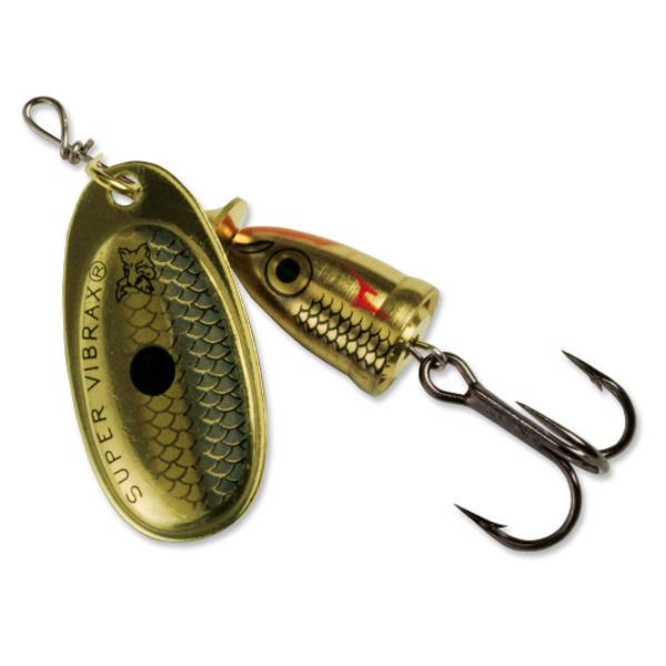 Blue Fox Classic Vibrax 3/8oz Spinner Gold Shiner