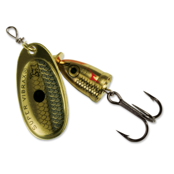 Blue Fox Classic Vibrax 3/16oz Golden Shiner Spinner