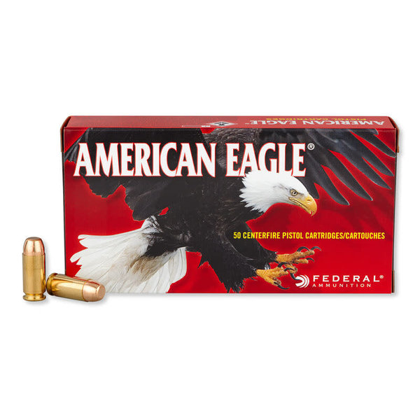 Federal American Eagle .40 S&W Ammunition 50 Rounds FMJ 165 Grains AE40R3