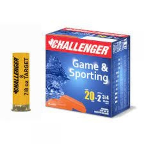 Challenger 20ga Target Loads #7.5 Case of 250
