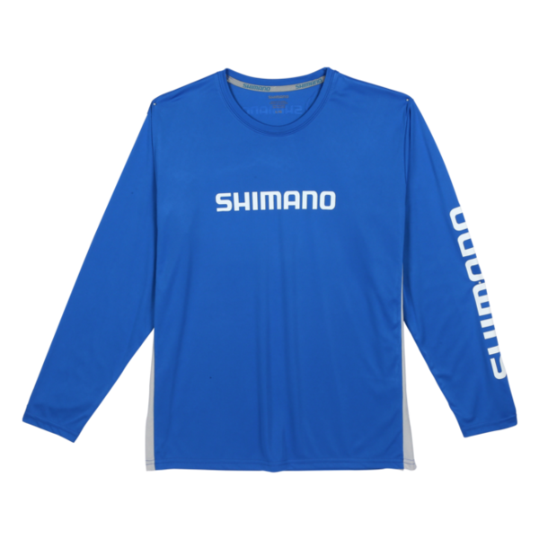 Shimano Long Sleeve Tech Tee Royal Blue L