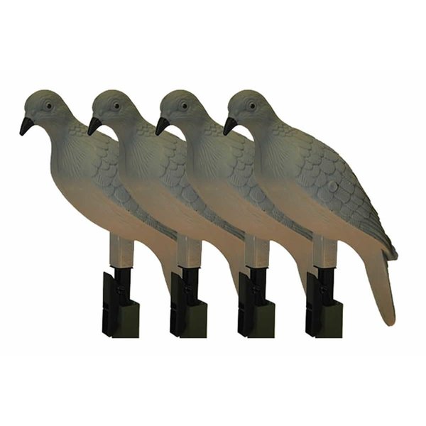 Mojo Outdoors Clip On Dove 4 Pack