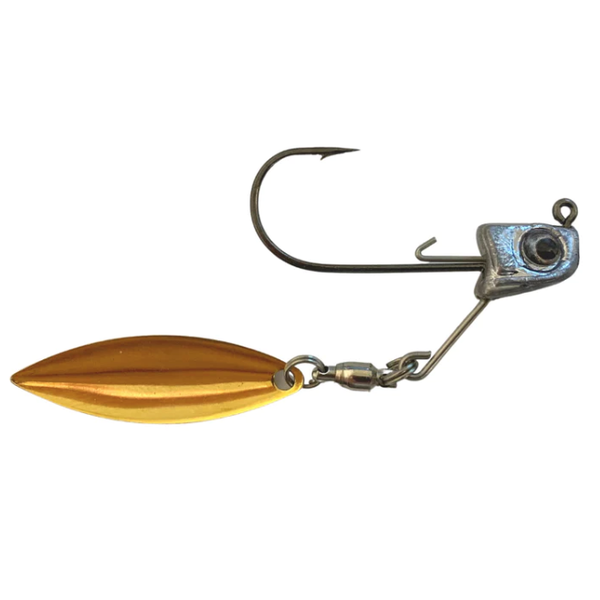 Great Lakes Finesse Sneaky Spin The OG 3/16oz 1/0 Gold Blade 1-pk - Gagnon  Sporting Goods