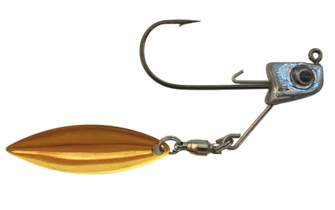 Great Lakes Finesse Sneaky Spin The OG 3/16oz 1/0 Gold Blade 1-pk - Gagnon  Sporting Goods