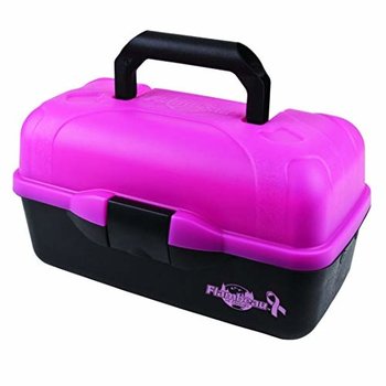Flambeau 2-Tray Tackle Box, Pink