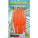 Troutbeads Peggz Orange 50-pk