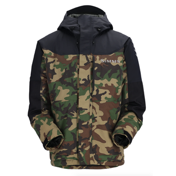 Simms M's Challenger Insulated Jacket. Woodland Camo