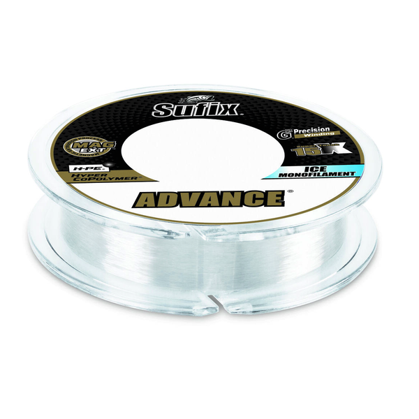 Sufix Advance Ice Monofilament 10lb Clear 100yds - Gagnon Sporting Goods
