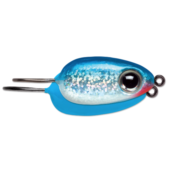 VMC Tear Drop Jig 1/4oz Glow Blue Shiner