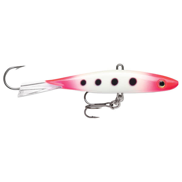 Rapala Jigging Shadow Rap. Glow Pink Squirrel 3 1/2" 5/8oz