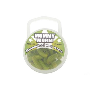 Euro Tackle Mummy Worm Chartreuse 35-pk