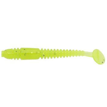 Euro Tackle Micro Finesse B-Vibe Chartreuse 2" 8-pk