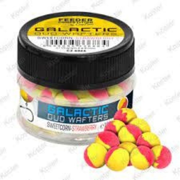 Carp Zoom Feeder Competition Galactic Duo Wafters Sweetcorn Strawberry 10mm 15g