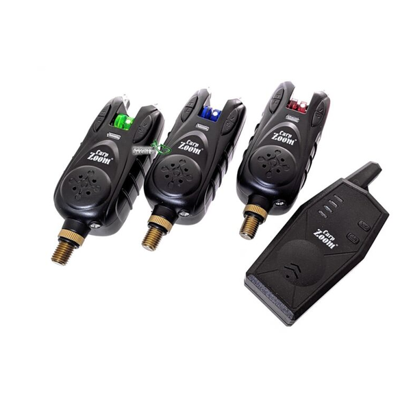 Carp Zoom Express K-280 Bite Alarm Set, 3+1