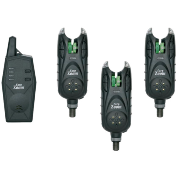 Carp Zoom Express K-280 Bite Alarm Set, 3+1