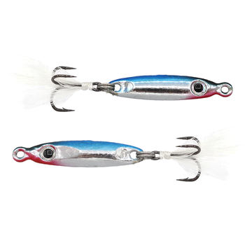 Euro Tackle T-Flasher Blue Chrome 5/8oz 2.5"