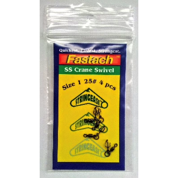 Stringease Fastach SS Crane Swivel Size 1 25# 4-pk