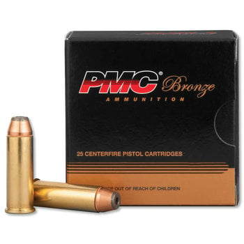 PMC Bronze .44 Mag 240 Grain Truncated SP 25 Round Box