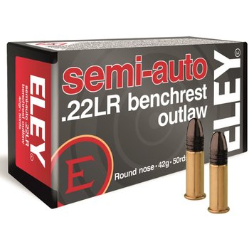 Eley Semi Auto 22 LR Benchrest Outlaw Ammunition Brick of 500