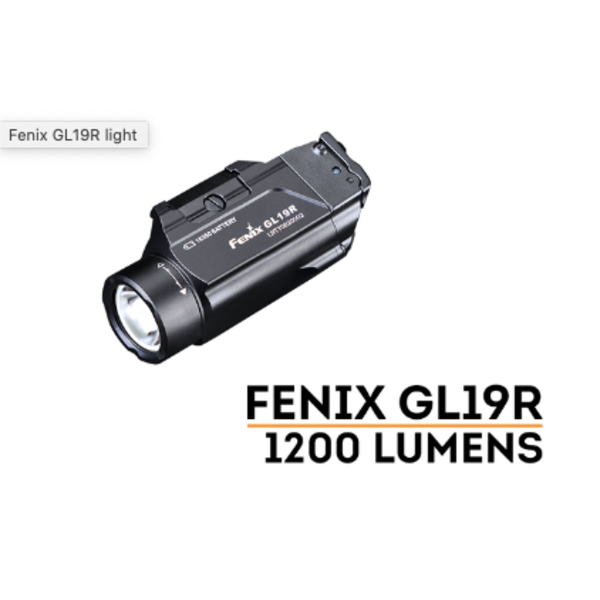 Fenix GL19R 1200 Lumen Dual Output RechargeableTactical Flashlight